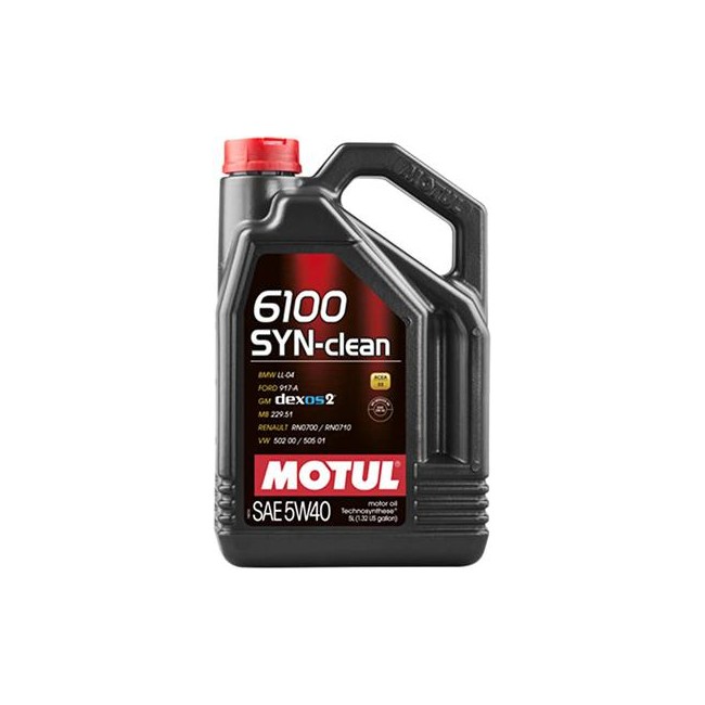 MOTUL ACEITE 5L 5W40 6100 SYN-CLEAN C3 
