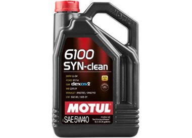 MOTUL ACEITE 5L 5W40 6100 SYN-CLEAN C3 