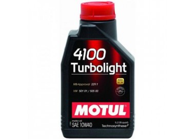 MOTUL ACEITE 1L 10W40 4100 TURBOLIGHT
