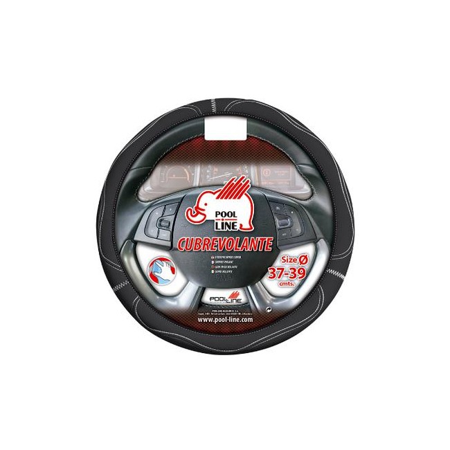 POOL LINE CUBREVOLANTE POLIPIEL GRIP NEGRO/GRIS POOL LINE CUBREVOLANTE POLIPIEL GRIP NEGRO/GRIS