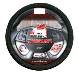 POOL LINE CUBREVOLANTE POLIPIEL GRIP NEGRO/ROJO