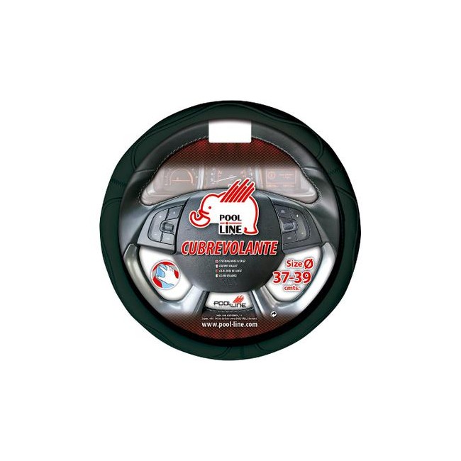 POOL LINE CUBREVOLANTE POLIPIEL GRIP NEGRO/NEGRO