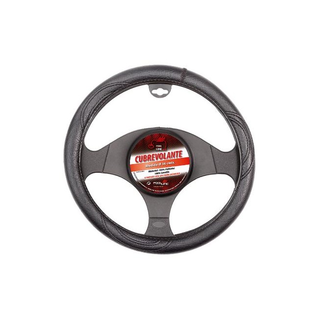 POOL LINE CUBREVOLANTE POLIPIEL NATURAL NEGRO 36MM