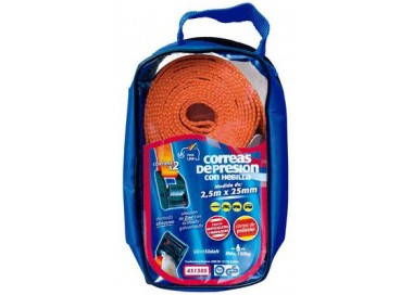 POOL LINE CORREA PRESION C/HEBILLA 2 5MX25MM 2PCS