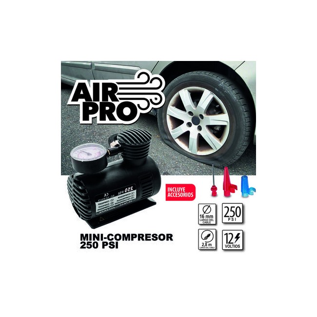 POOL LINE MINI-COMPRESOR 250 PSI AIR PRO POOL LINE MINI-COMPRESOR 250 PSI AIR PRO