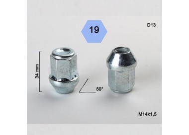 BIMECC TUERCA 14X1 50 CONICA D19 L34 CERRADA