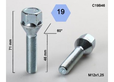 BIMECC TORNILLO 12X1 25 CONICO D19 L46