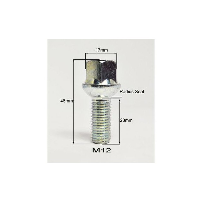 BIMECC TORNILLO 12X1 50 ESFERICO R12 D17 L28
