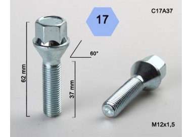 BIMECC TORNILLO 12X1 50 CONICO D17 L37